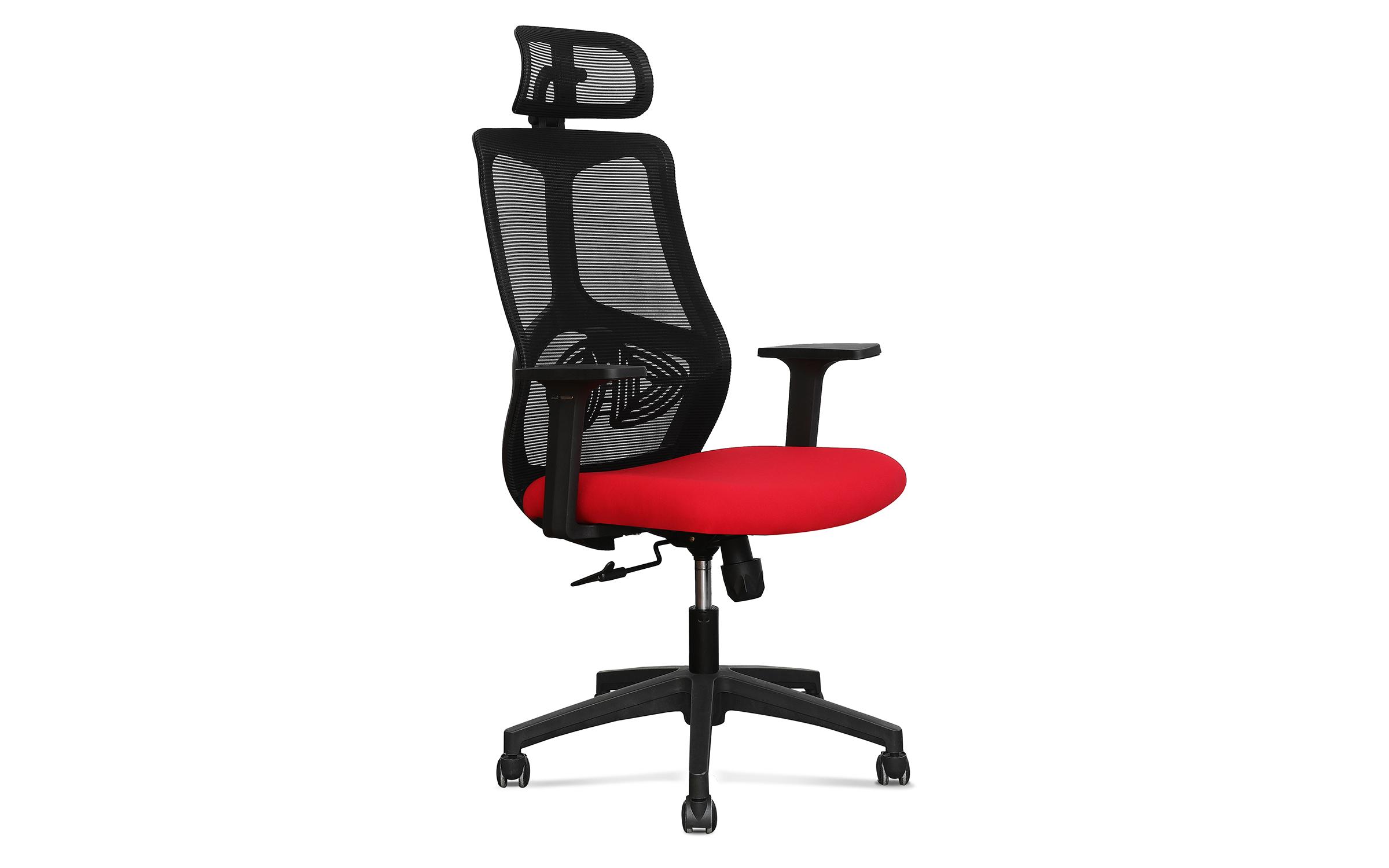 Καρέκλα γραφείου Miler II, μαύρο + κόκκινο  1